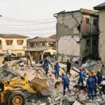 Navy rescues several victims of building collapse in Lagos