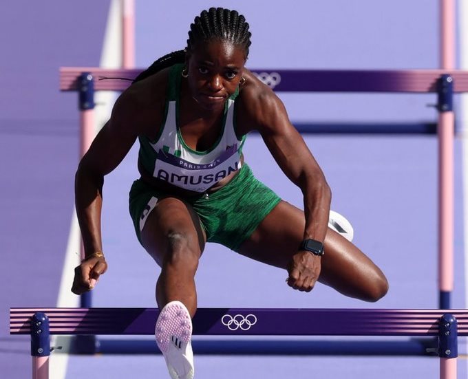 Amusan shines again, tops 100m hurdles heat in Paris