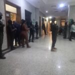 BREAKING: Nigerian Government Deploys More Gun-Wielding Security Operatives For Sowore’s Trial, Journalists Barred from Courtroom