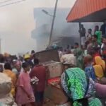 Many shops destroyed as fire razes Oyo market