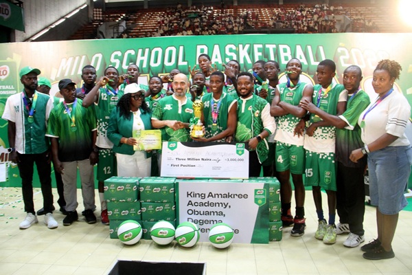 King Amakree, GSS Gboko crowned champions as 26th MILO Basketball Championship ends in style