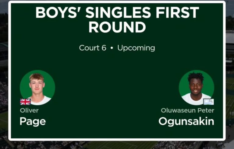 Wimbledon: Nigerian teenager Ogunsakin makes history with Grand Slam qualification