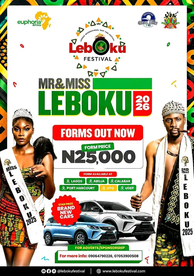 Mr & Miss Leboku 2026 Forms Now Available – Brand New Cars Up for Grabs for Winners
