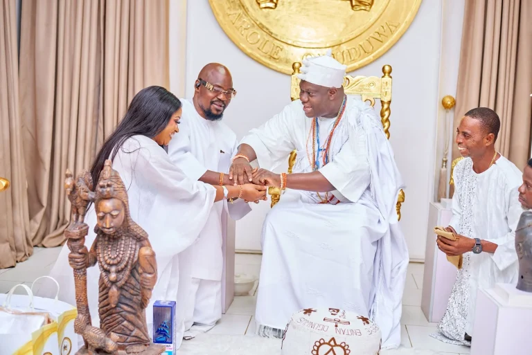 Baba Ijesha says Ooni of Ife presented him with new car, gifts, chieftaincy title after son’s birth