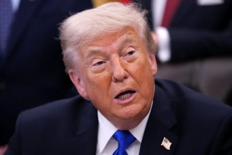 Trump riffs on predecessors in children’s podcast appearance