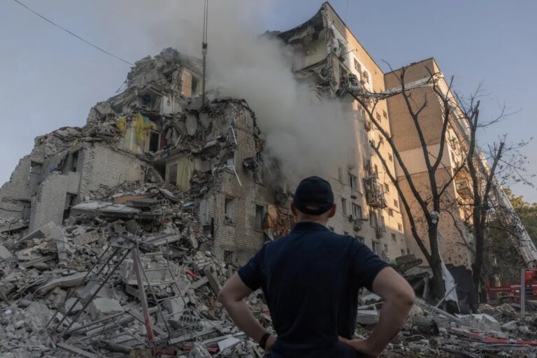 Death toll from Russia’s heaviest strike on Kyiv rises to 17