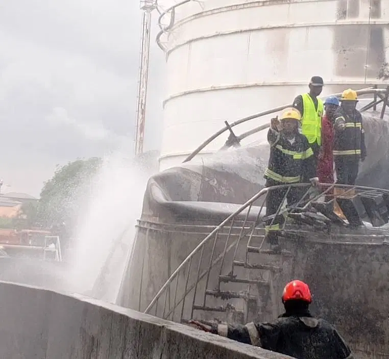 Fire contained at Apapa Oil terminal, no casualties recorded