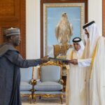 Ex-INEC chairman, Mahmood Yakubu presents letters of credence to Qatar