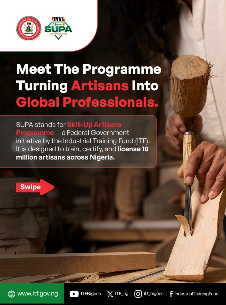 Meet SUPA – The Largest Artisan Training Initiative In Nigerian History