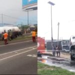 Lagos escapes major inferno as gas tanker leak sparks fire — LASTMA