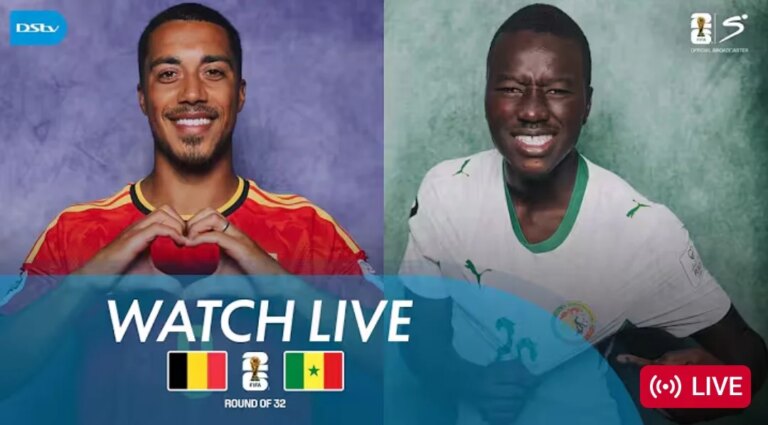 LIVE STREAM: Belgium vs Senegal