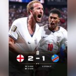 England Defeat DR Congo 2-1 To Reach World Cup Round Of 16