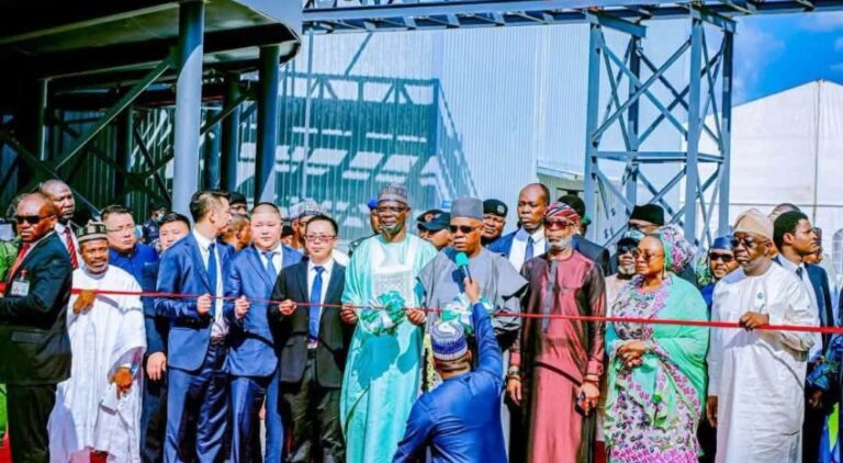 Tinubu Commissions West Africa’s Largest Lithium Processing Plant In Nasarawa