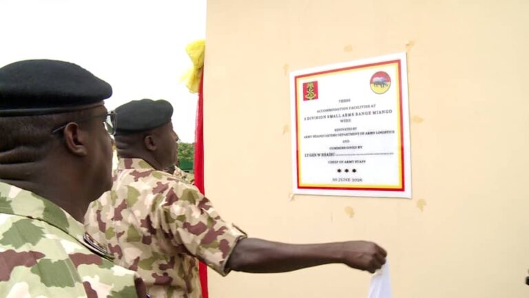 Chief Of Army Staff Commissions 80 Housing Units In Jos, Reaffirms Commitment To Soldiers’ Welfare