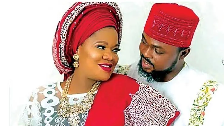 Actress, Toyin Abraham speaks on the one thing her husband says can end their marriage