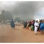 Bandit attacks spark protest in Sokoto as angry residents block major highway [VIDEO]